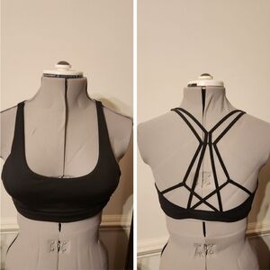 Shein Strappy Back Sports Bra Black Size Small / US 4